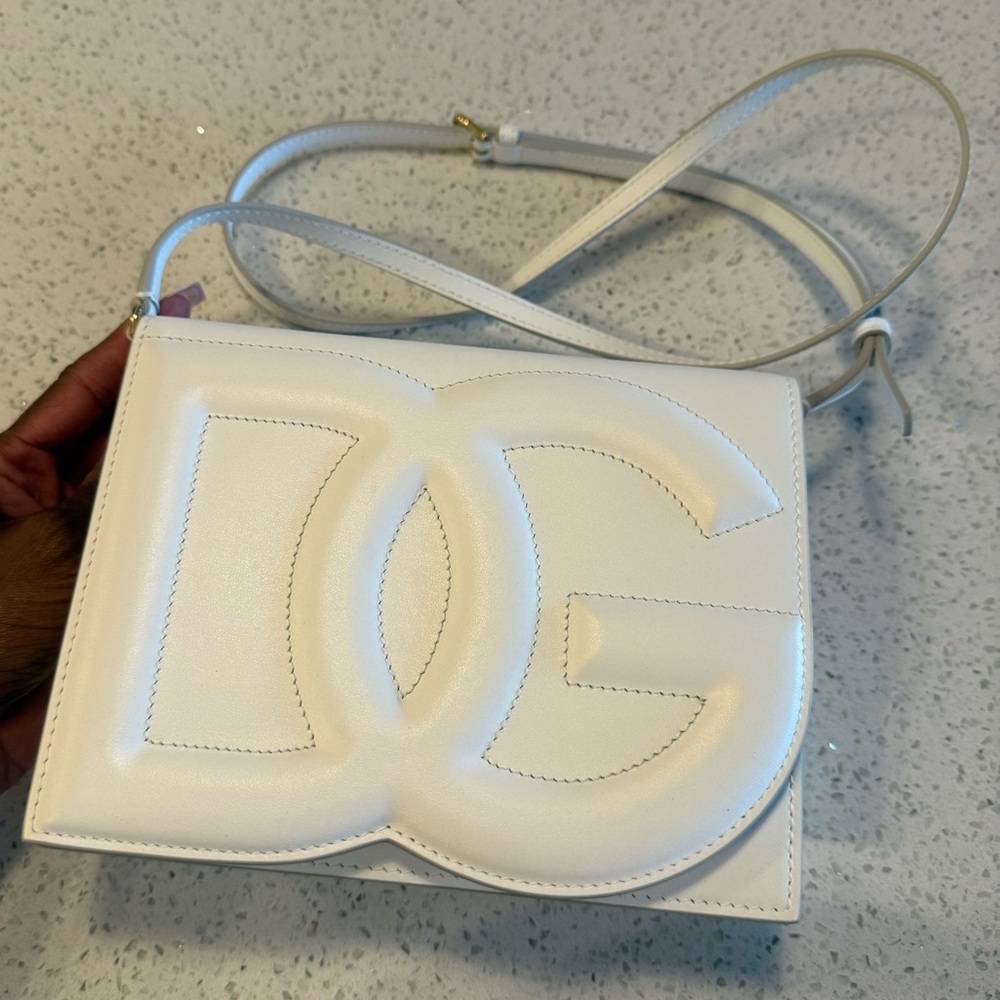 Dolce & Gabbana Cream Crossbody Bag